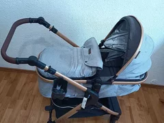 Carucior bebelusi 3 in 1 Coccolle Melora Moonlit Grey