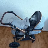 Carucior bebelusi 3 in 1 Coccolle Melora Moonlit Grey